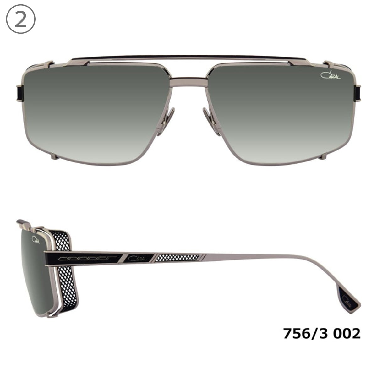 サングラス CAZAL カザール legends SG-756-3 63サイズ ユニセックス