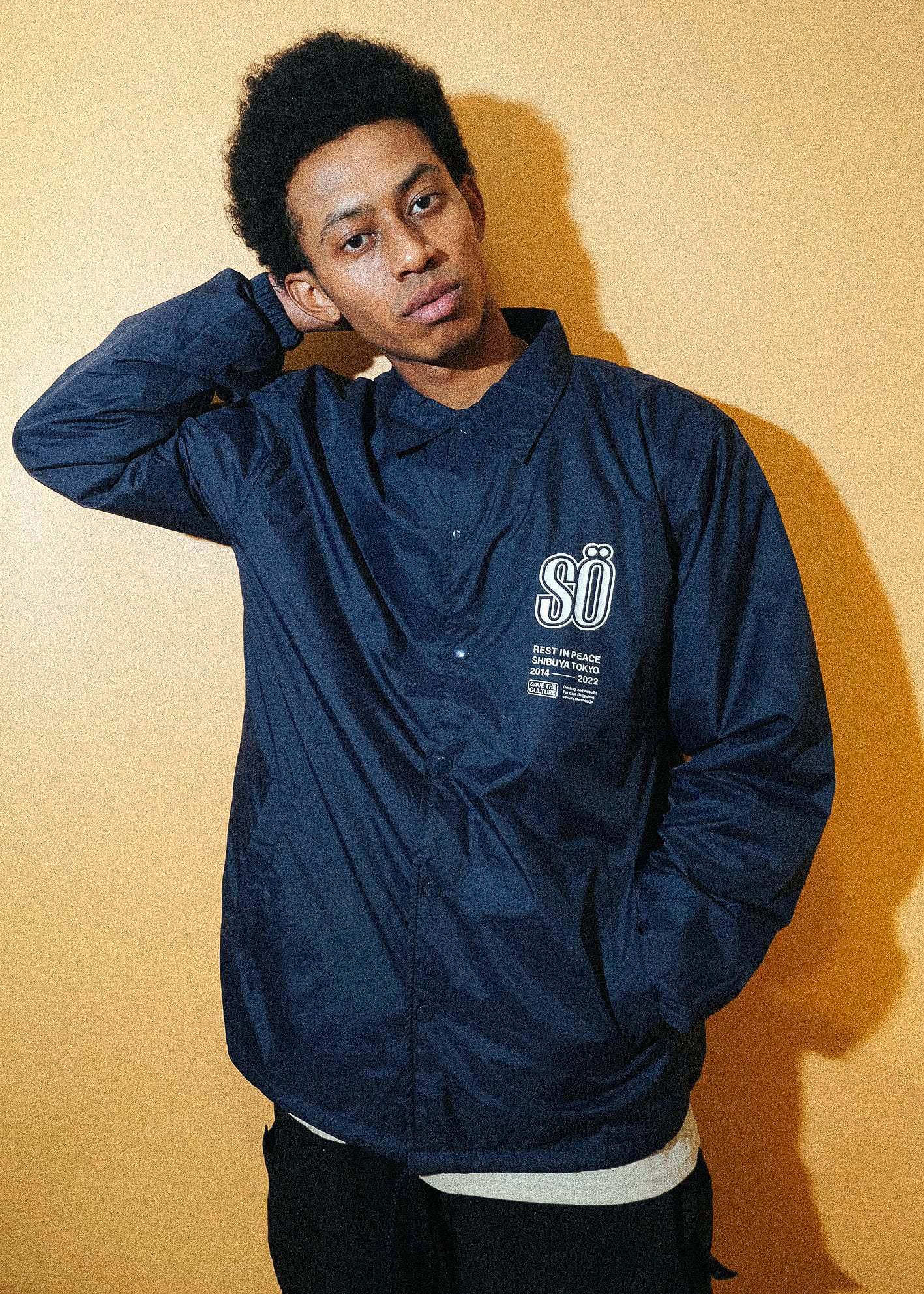 SAVE THE CULTURE (BOX) Coach JKT【ナイロンコーチジャケット