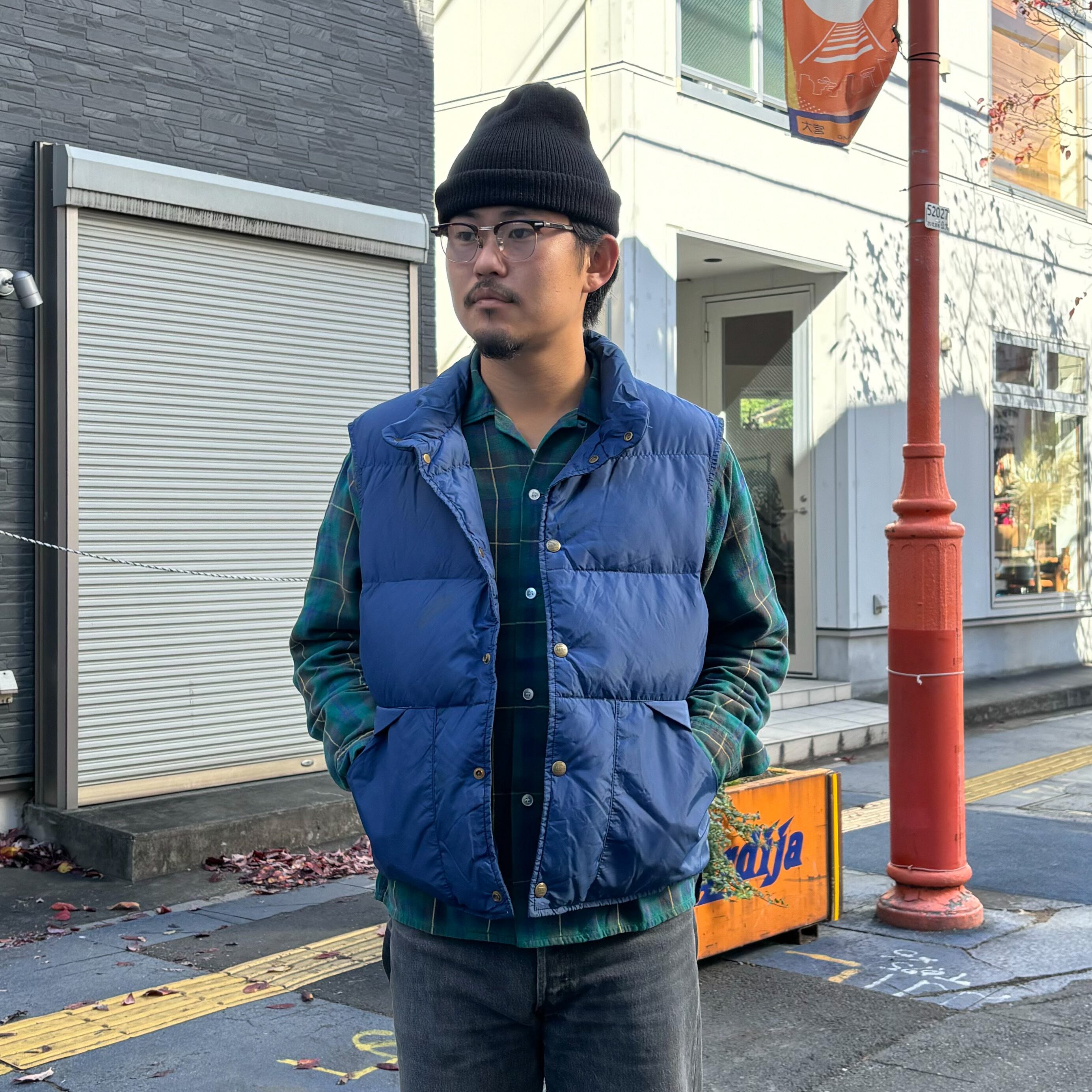 80's USA製 LL Bean Down Vest M / エルエルビーン ダウンベスト 古着