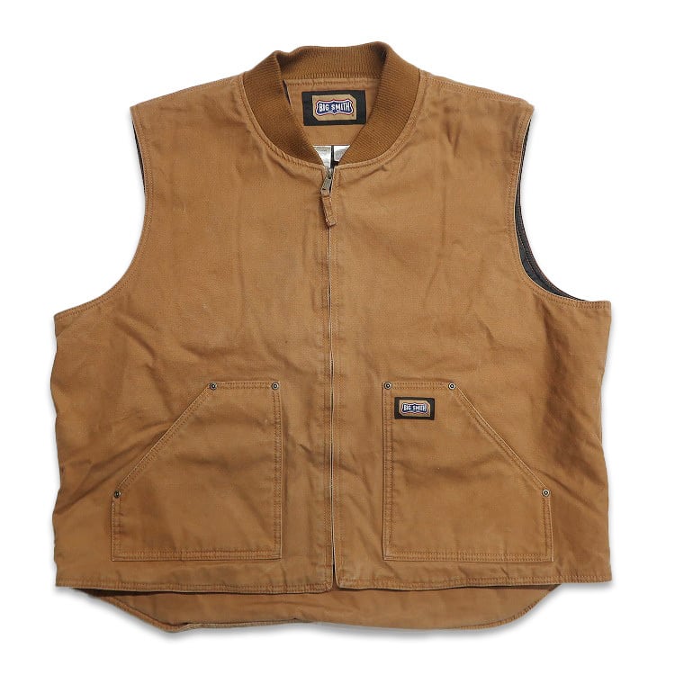 古着 BIG SMITH ビッグスミス ダック ベスト ワークジャケット