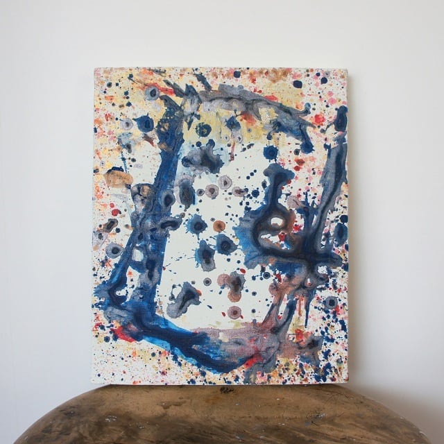 内野隆文 内野隆文 抽象画 F0号 絵画 キャンバス アクリル 現代美術