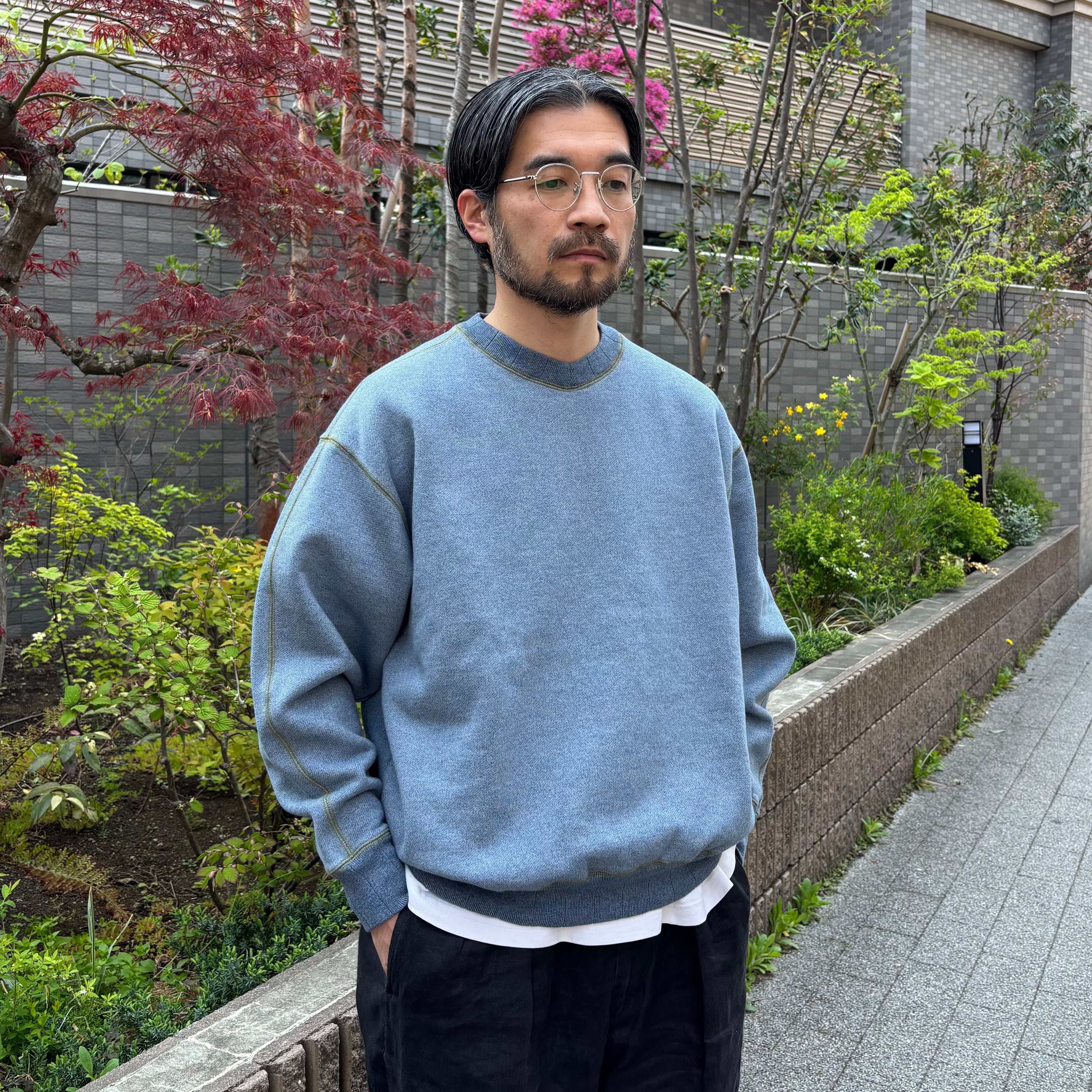 NOROLL W&L V NECK SWEAT / ノーロール Vネック スウェット