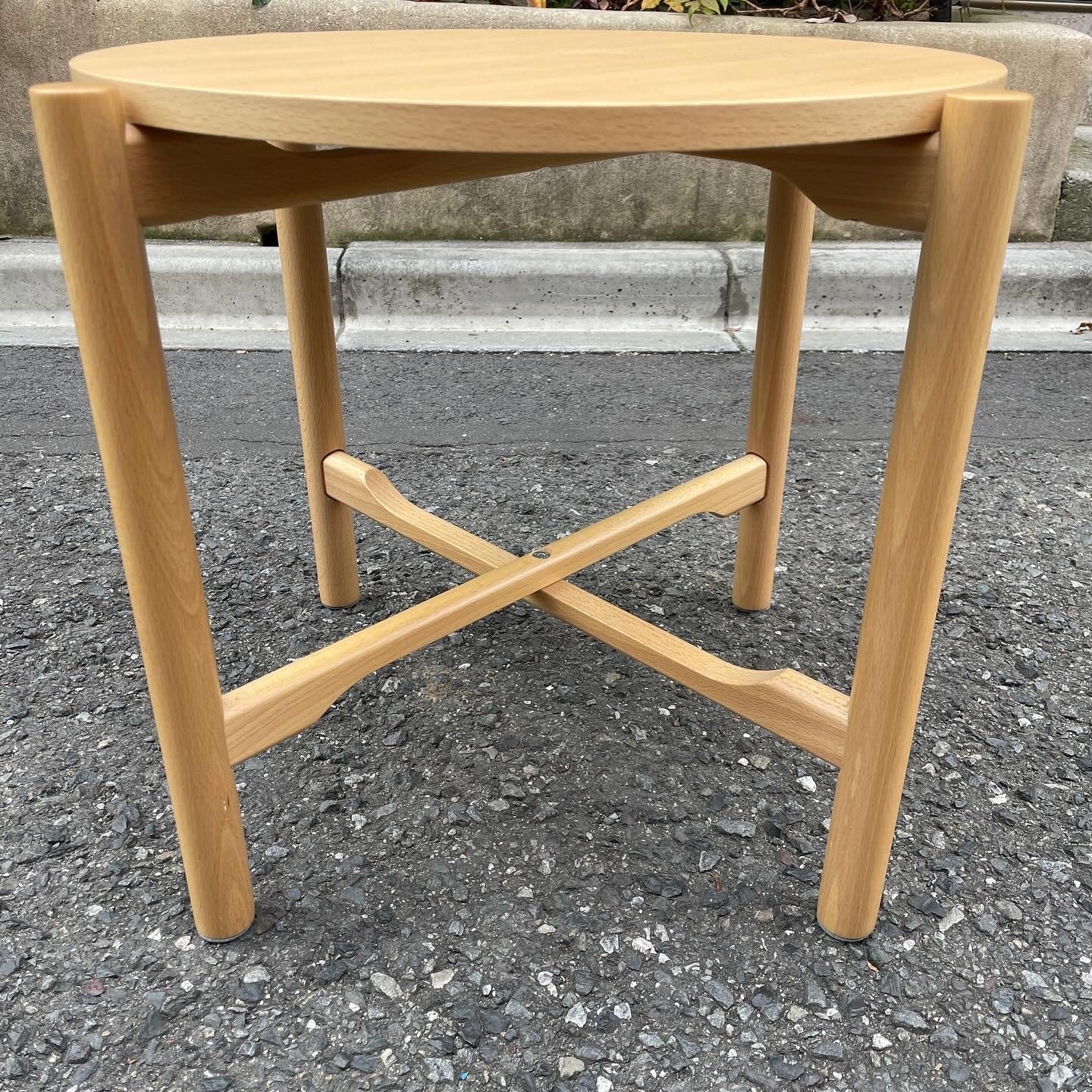無印良品 ブナ材 丸テーブル 廃盤 MUJI ローテーブル 廃盤 ショップ