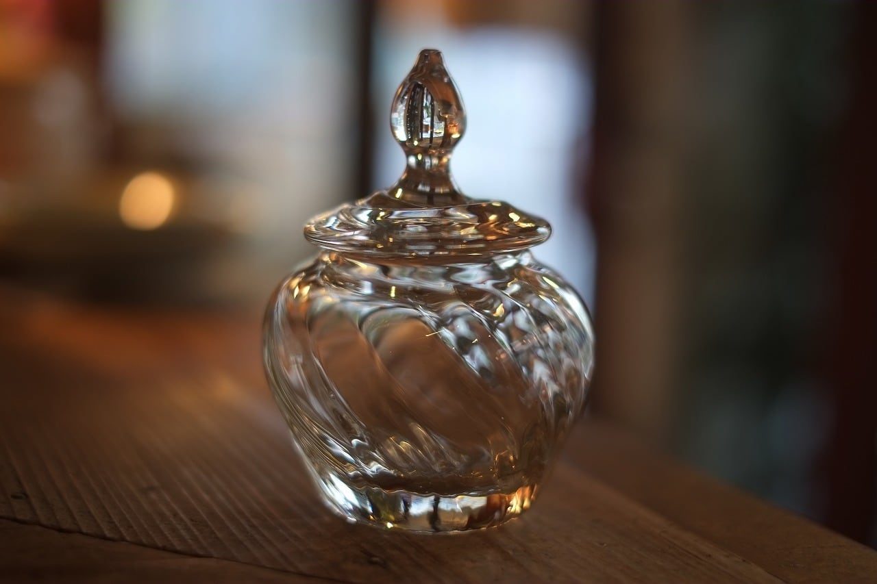 倉敷ガラス・小谷栄次】◇◇◇ふたもの◇◇透明◇◇◇ | 民芸ペチカ