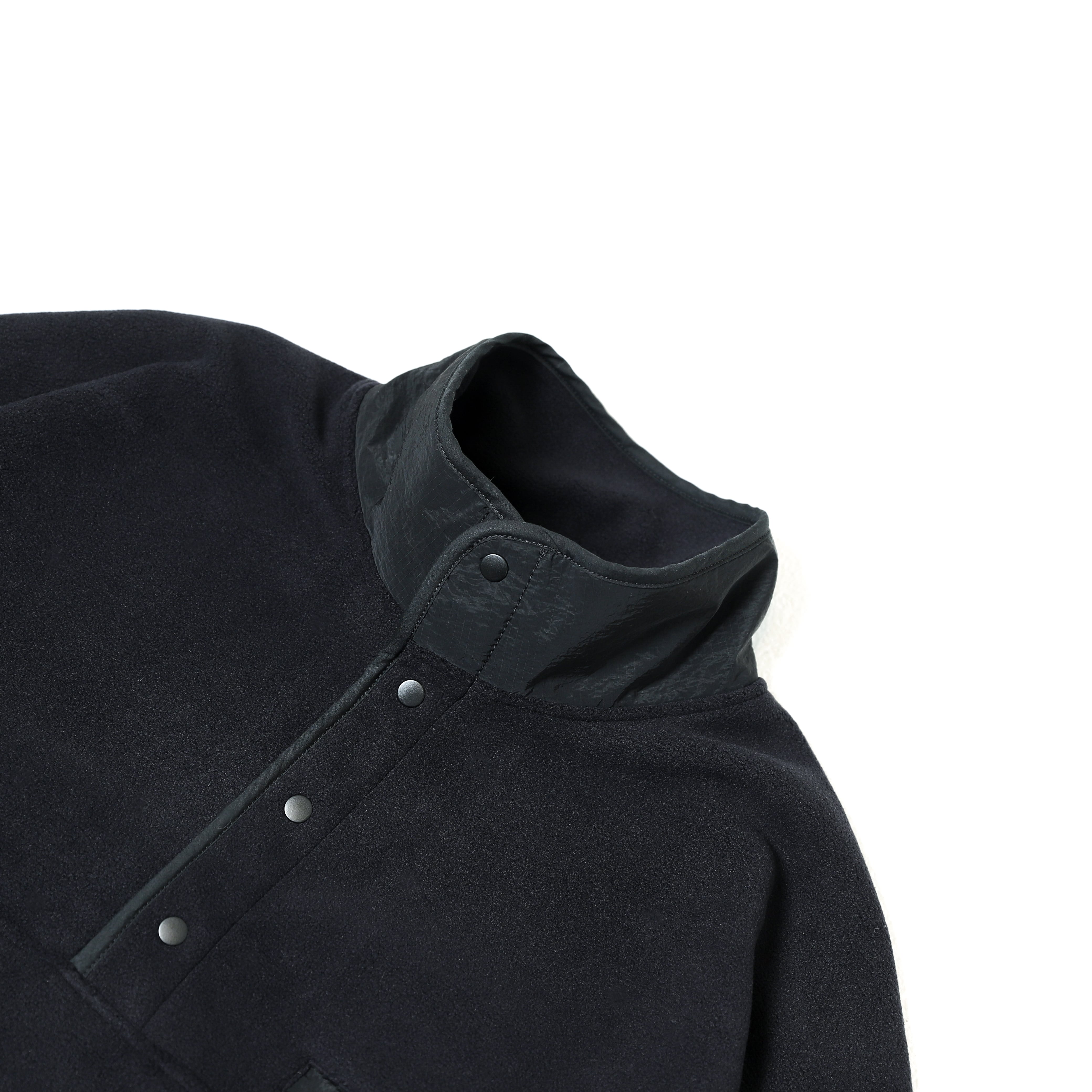 Micro Fleece Nylon Combination P/O Jacket | OVY
