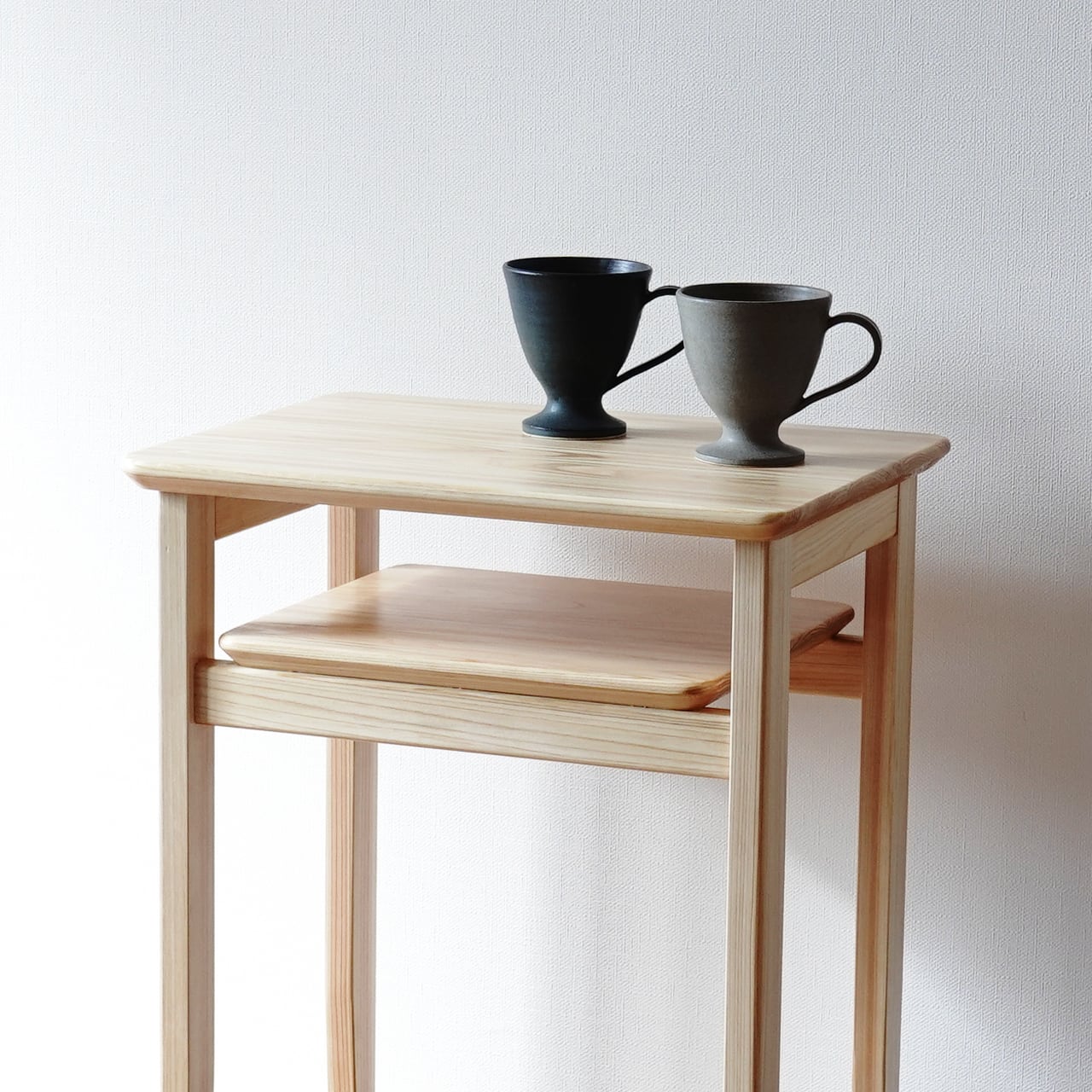 ぴぴ 様売約済 コロニアル ディスプレイ ガラス ウッド サイドテーブル