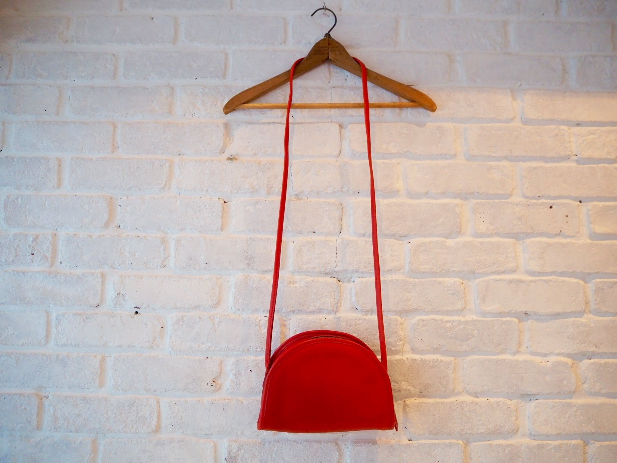 90s OLD COACH Half Moon Shoulder Bag /オールドコーチ ハーフムーン