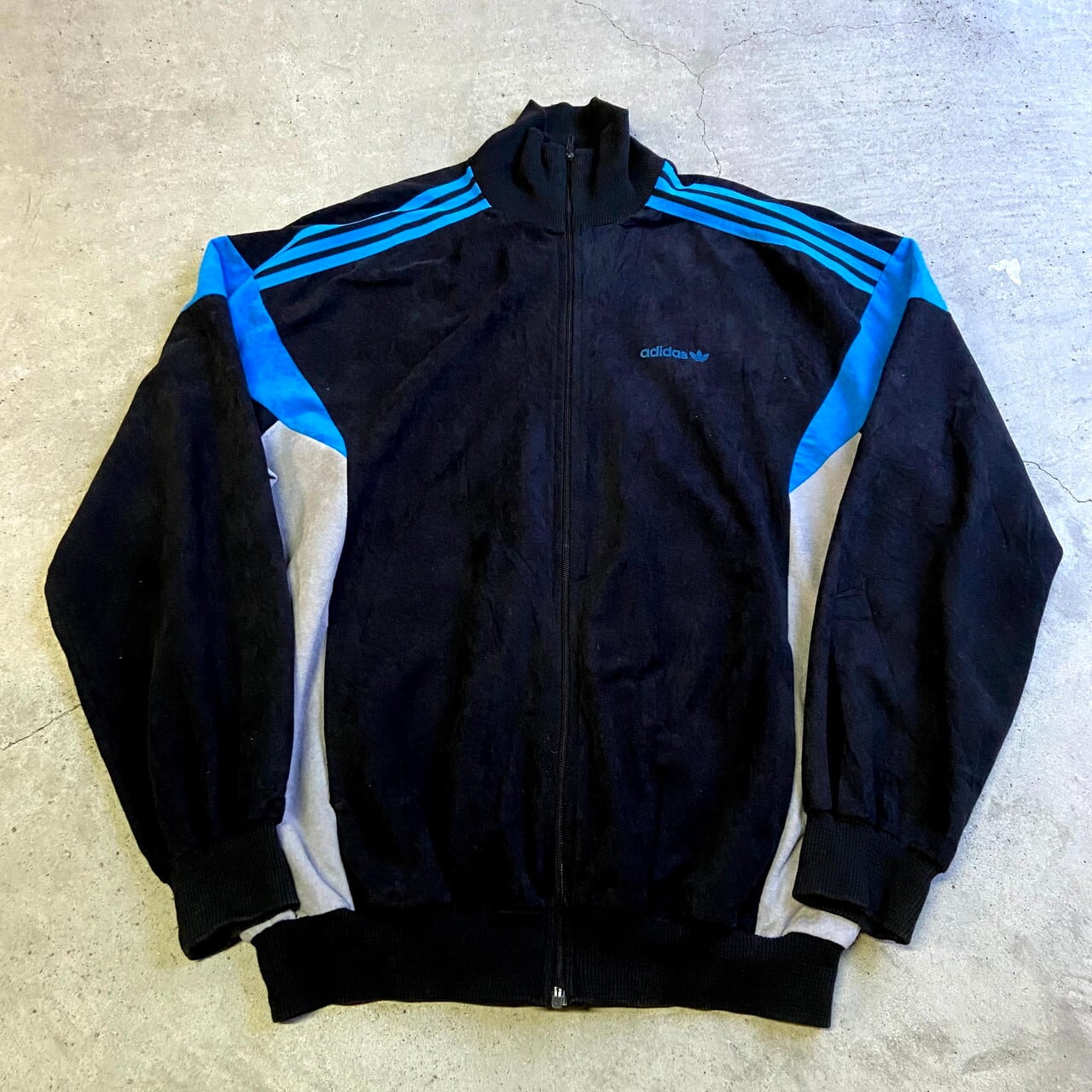 80年代 フランス製 adidas アディダス ベロアジャージ トラック