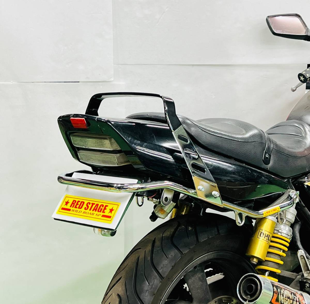 XJR400 4HM オリジナル ドレスアップ タンデムバー ノーマルテール