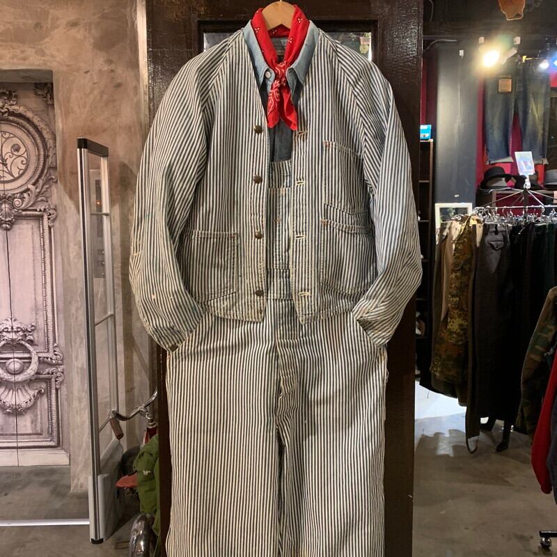 50's PAY DAY ペイデイ ヒッコリーオーバーオール ワークウェア