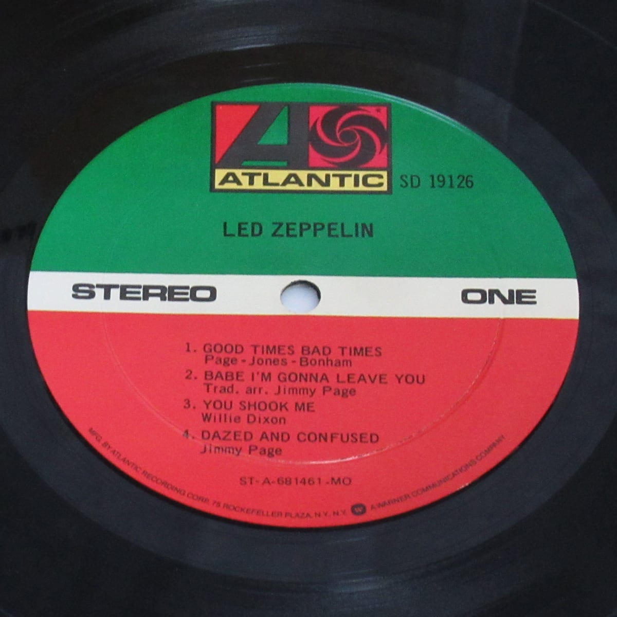 レッド・ツェッペリン LED ZEPPELIN LED ZEPPELIN Ⅰ【LP / US盤