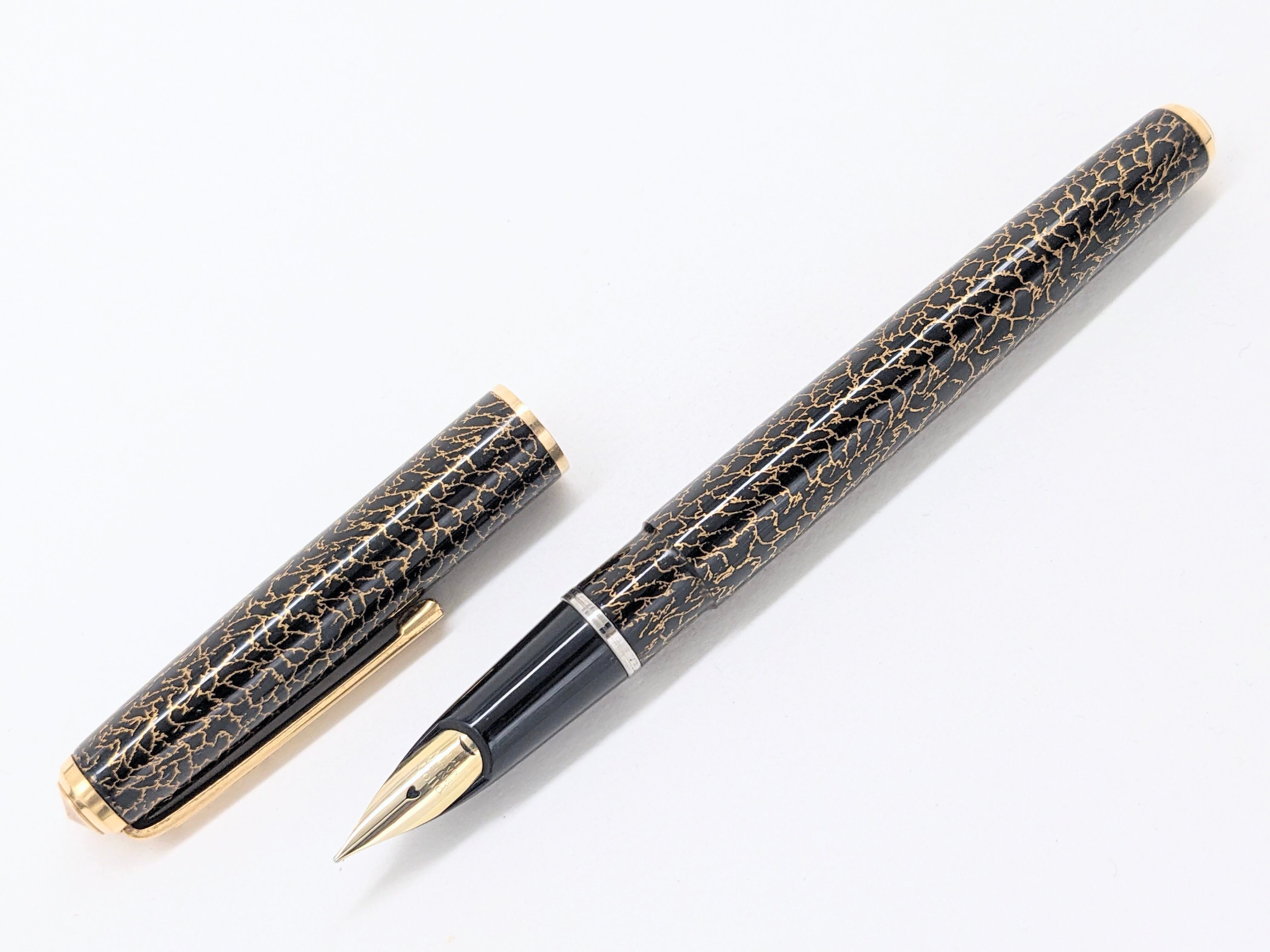 50s パイロット 蒔絵 黒蜻蛉 PILOT （中字） 14K 03031 | 川口明弘の