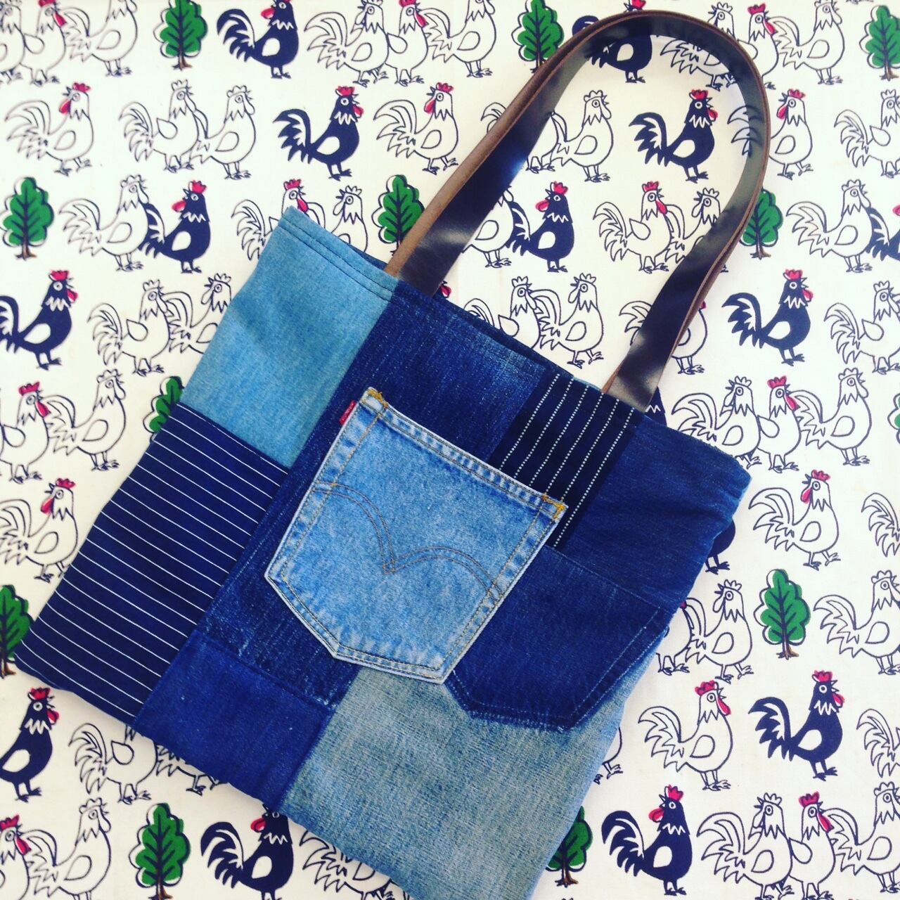 オリジナルデニムパッチワークBAG 2 | jeanskokubo｜小久保商店茨城