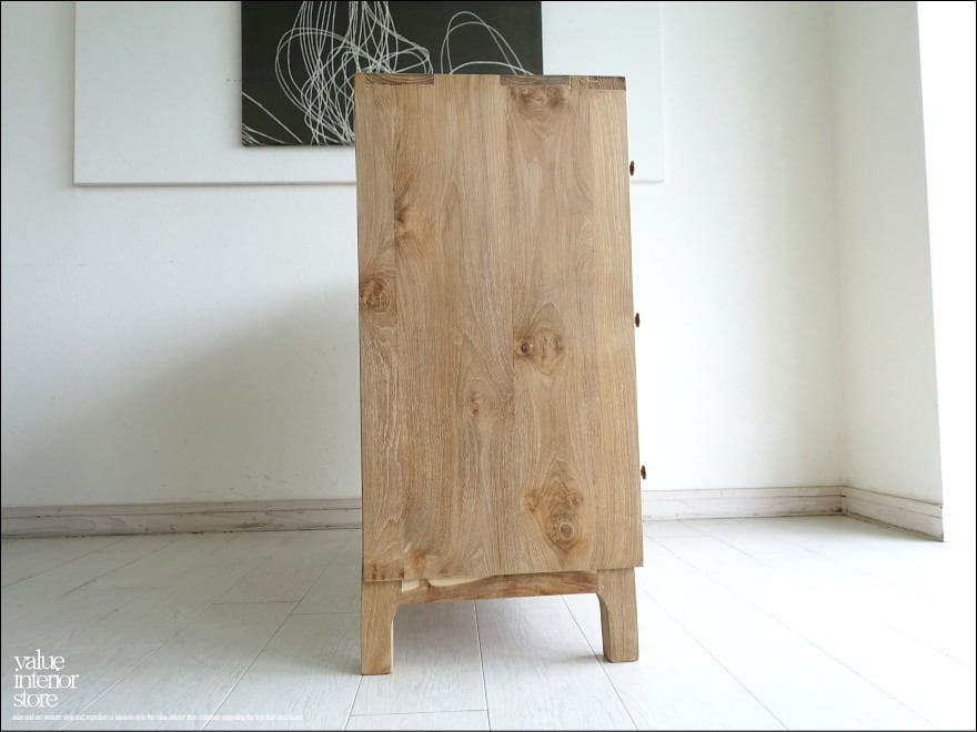 チークロッカーNA 無垢 収納 家具 棚 シェルフ バリューインテリア 美