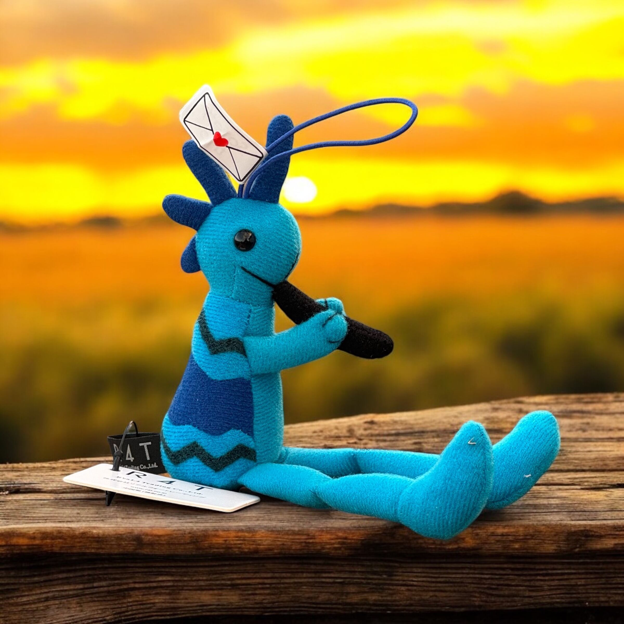 ココペリ人形 ブルー | ココペリグッズ、キャンプ用品の【ENRICH】