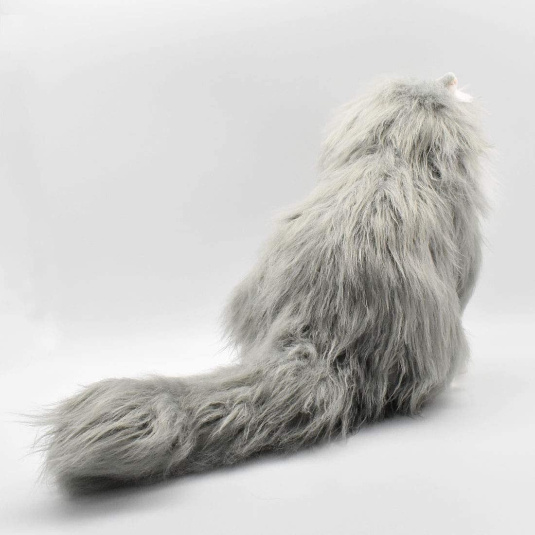 HANSA トラネコ Tabby cat 長毛猫 リアルサイズ ぬいぐるみ ねこのもり