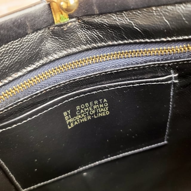 オールドロベルタ ☆ ベロア セミショルダーバッグ R金具 だまし絵