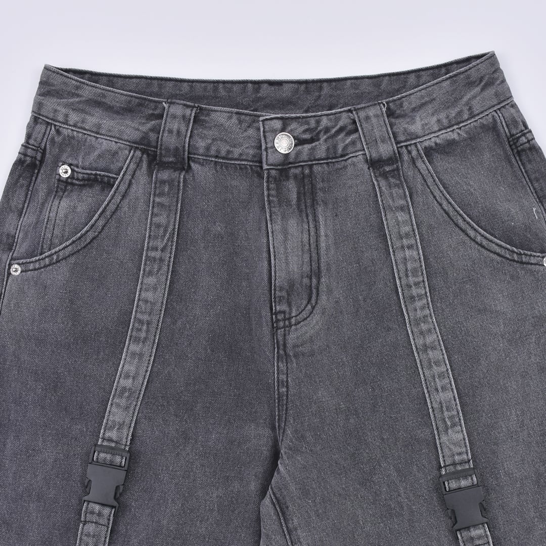 ベルト×ZIPデザインデニムパンツ | VOLCAN&APHRODITE