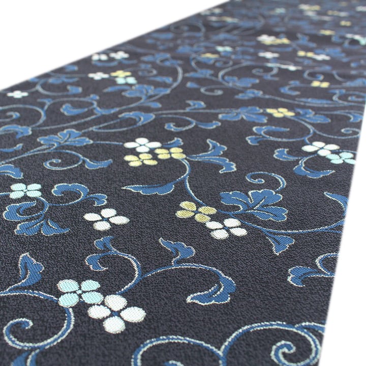 最高にエレガントな【阿波天然灰汁発酵建 本藍染】 単衣にも 新品の