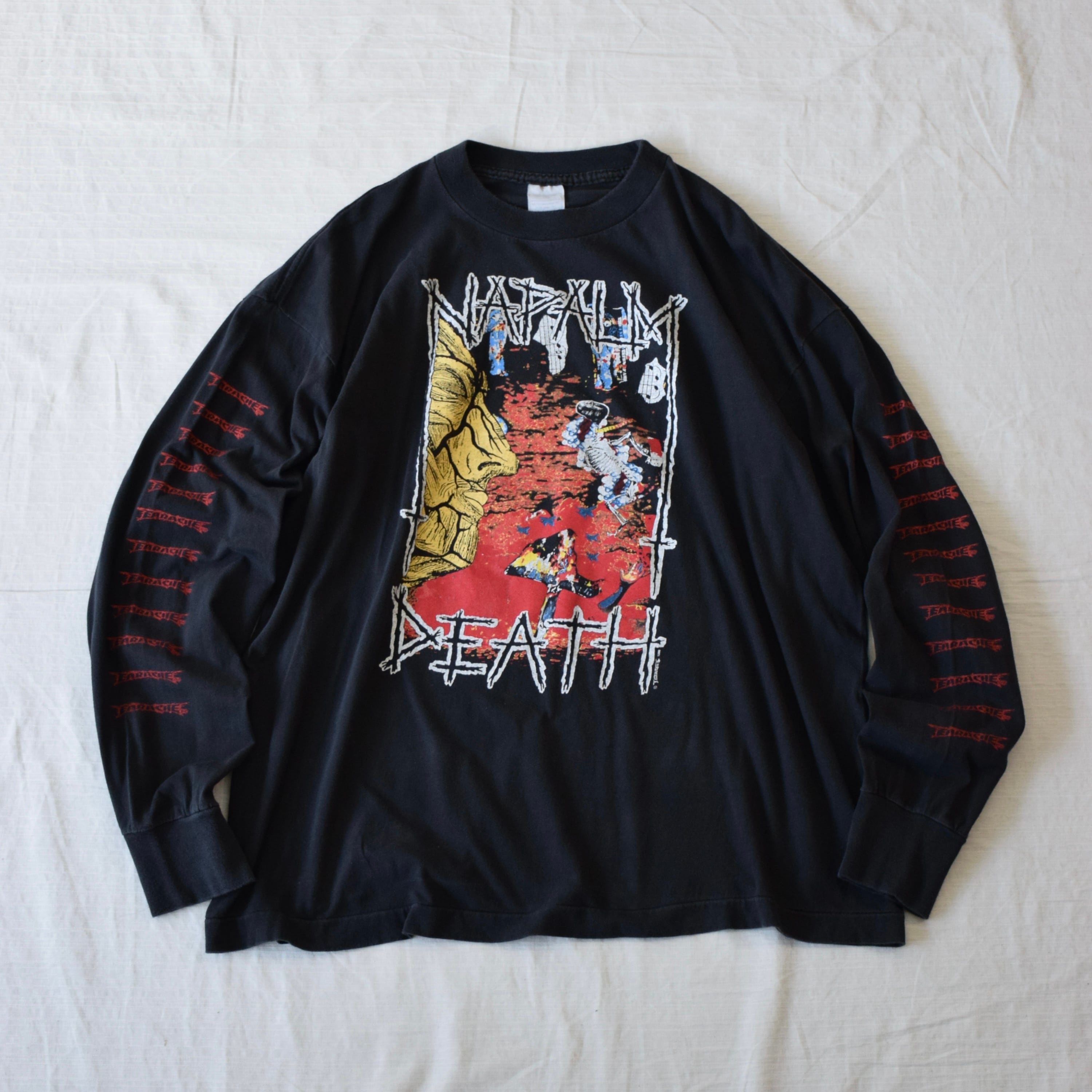Special!!】90's NAPALM DEATH ロングスリーブTシャツ メンズL