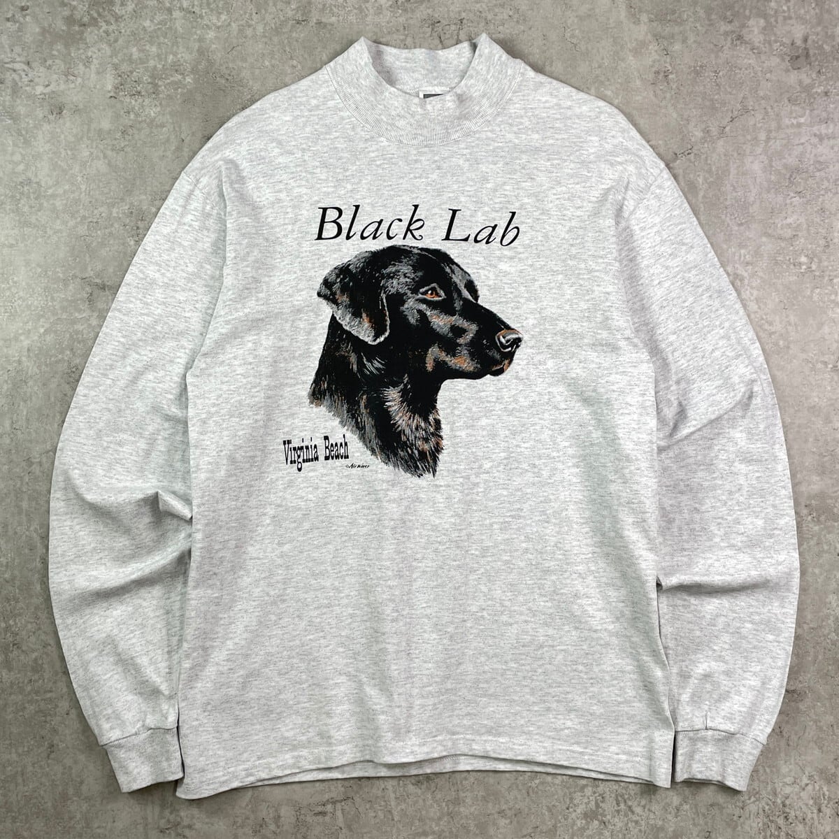 90年代 USA製 Black Lab ラブラドールレトリバー アニマルプリント