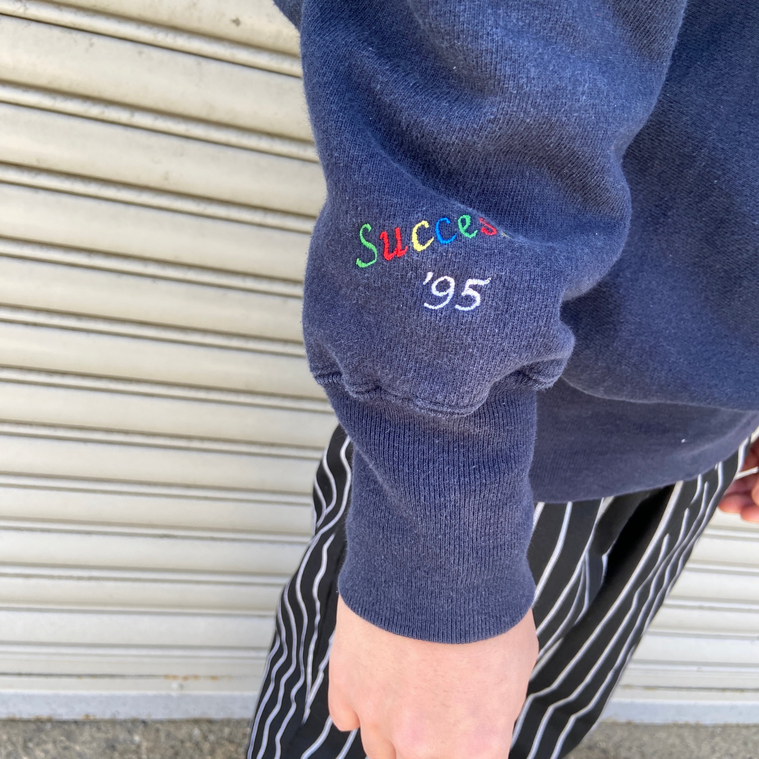 90s USA製 Champion リバースウィーブスウェット 目なし 紺 L | 古着屋 Uan