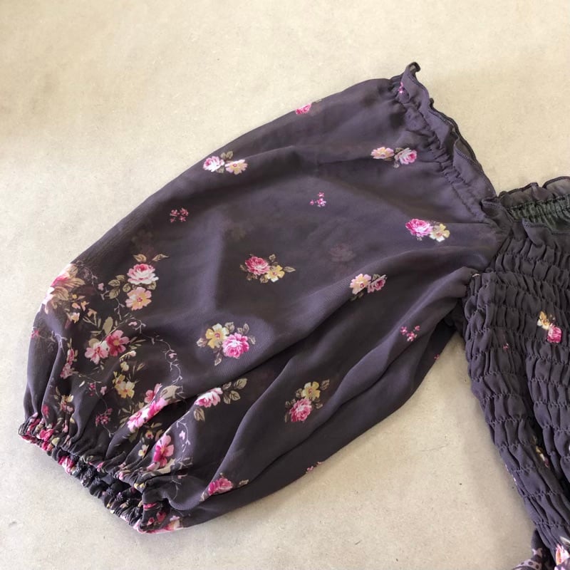 リズリサ LIZ LISA 10th ANNIVERSARY チュニック 花柄 シャーリング