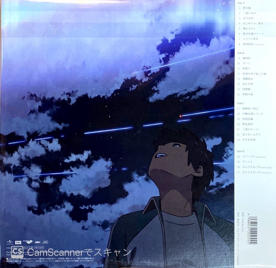 完全受注生産限定】RADWIMPS「君の名は。」アナログ盤（12インチ