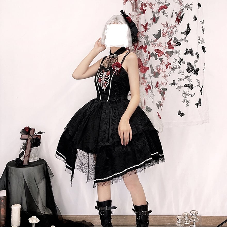 SEASONZ ロリータブランド Alice ゴスロリ セットアップ ボレロ JSK