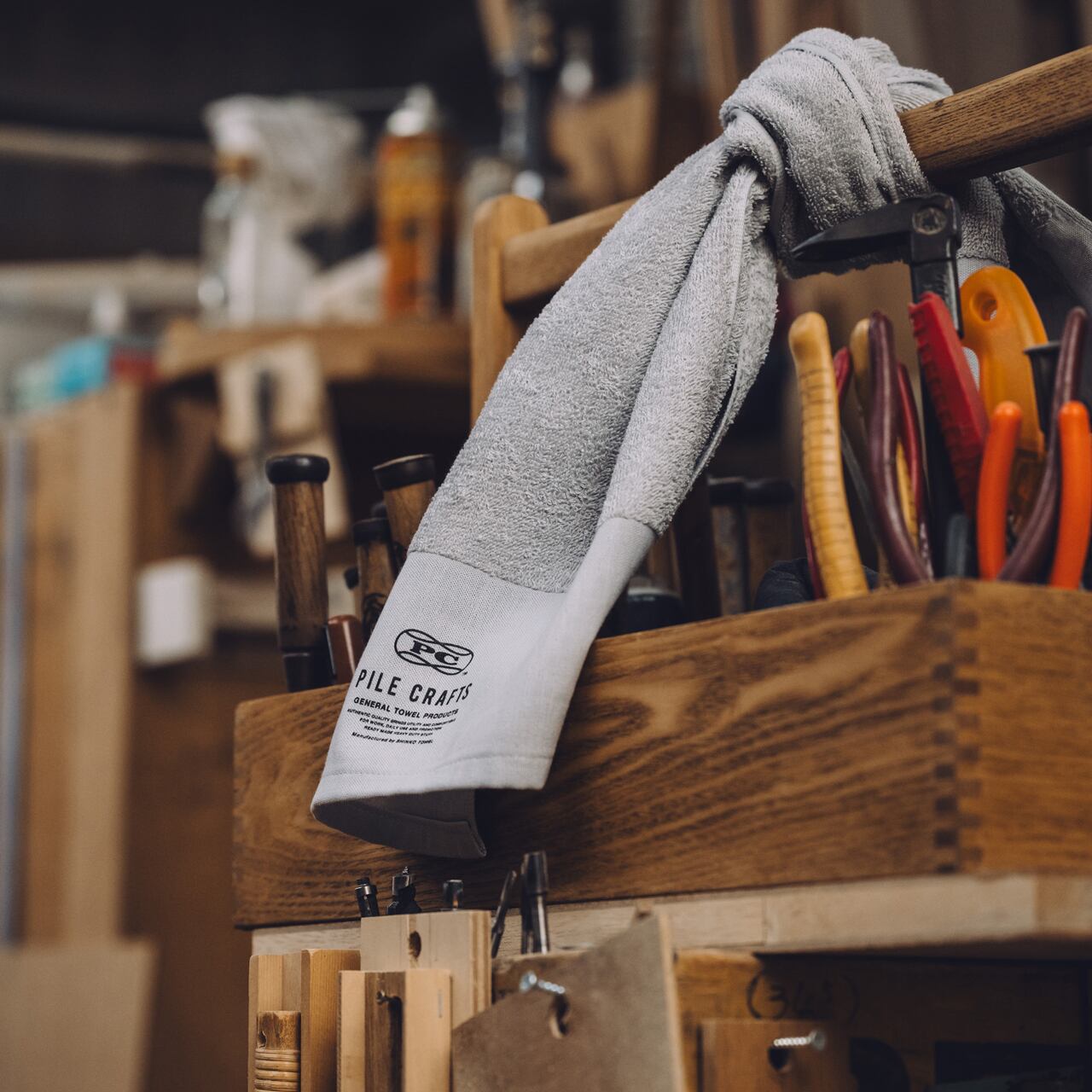 ORANGE / 3pc | PILE CRAFTS | New Standard Towel