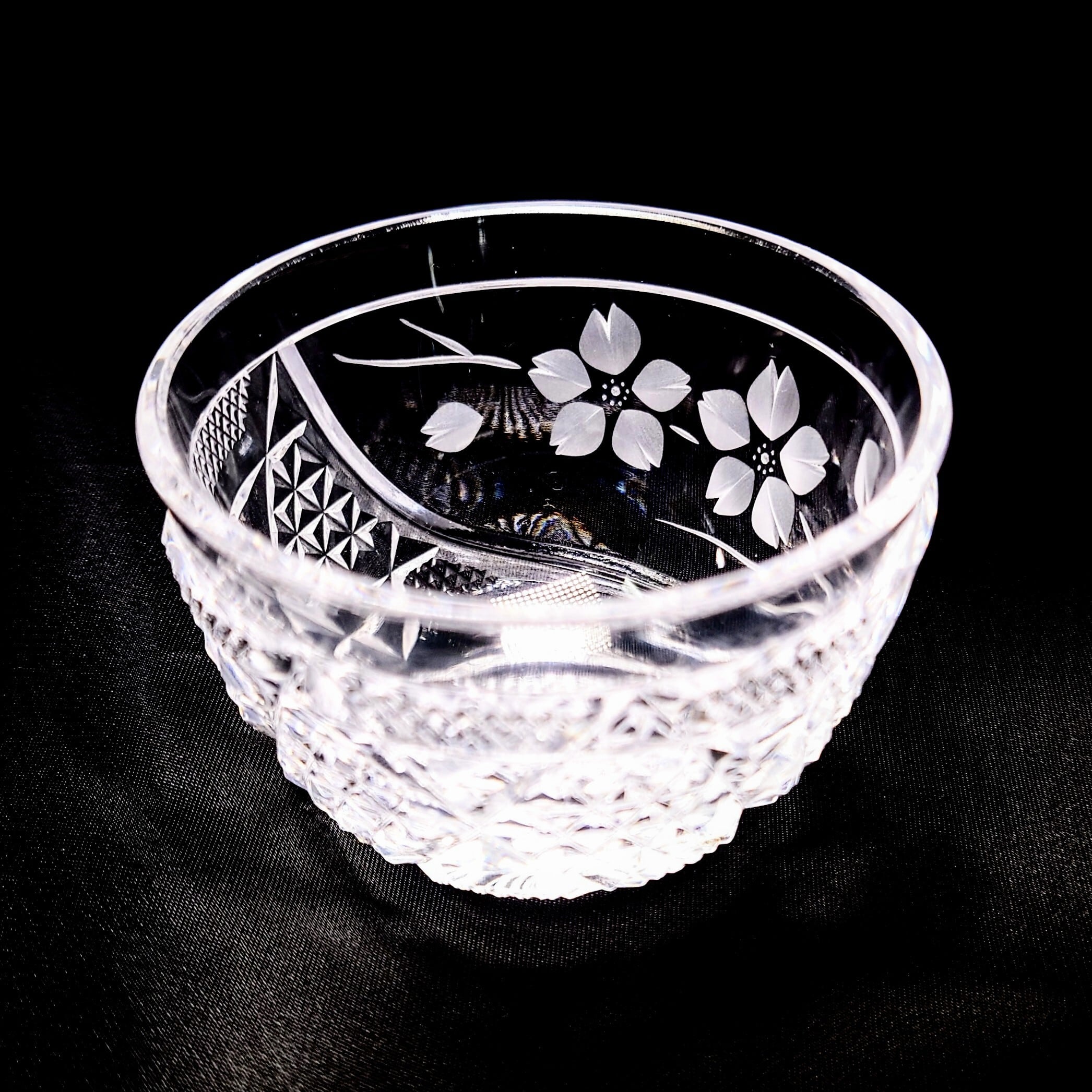 薩摩切子 馬上杯 「太陽とともに」︰ゴールド 頌峰作 | 薩摩切子