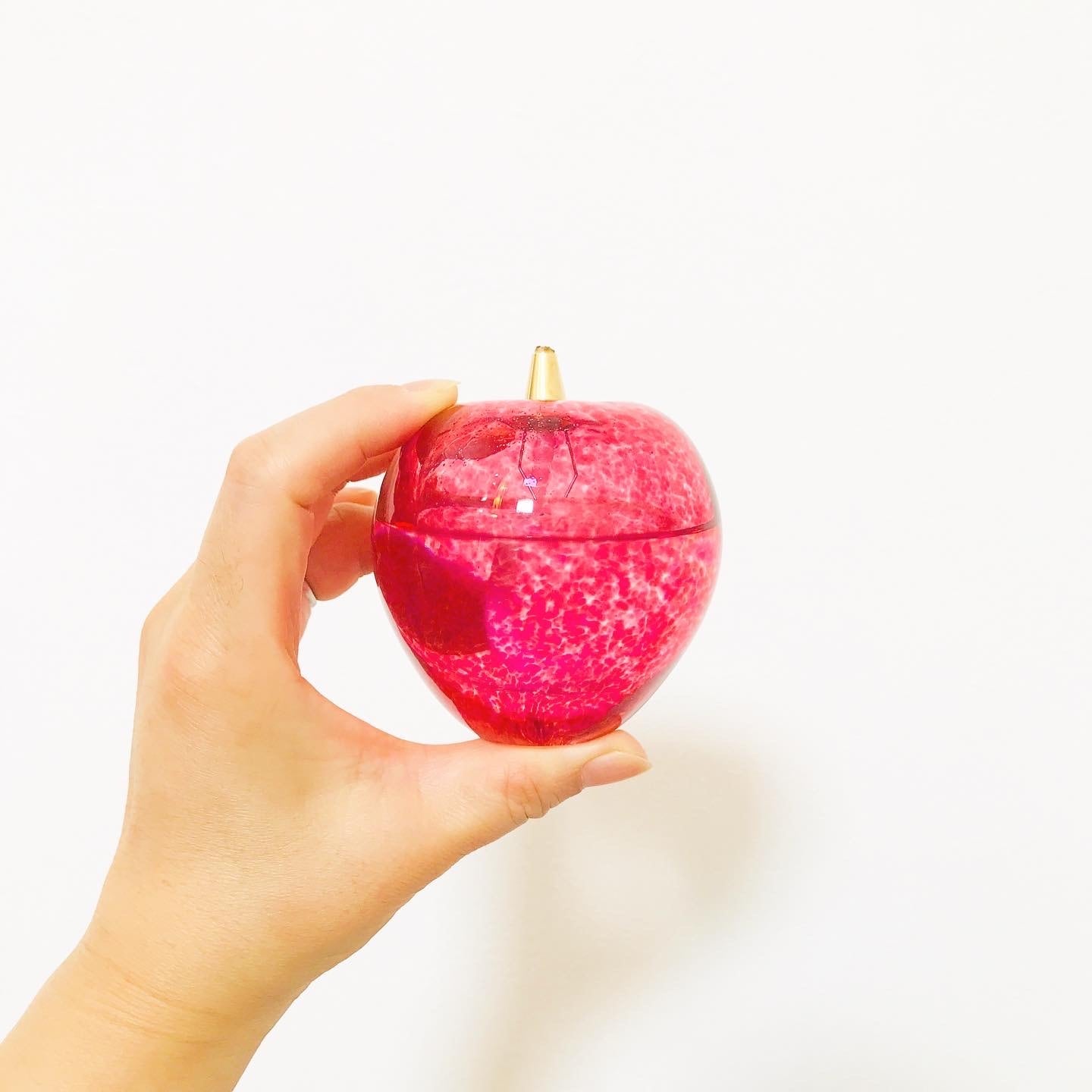 津軽びいどろ オイルランプ（青りんご）｜北洋硝子 | &SPECIAL Karuizawa