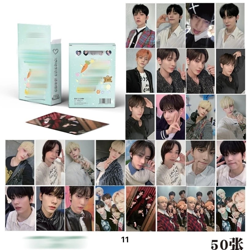 TXT レーザー フォトカード 50枚セット | KPOWER