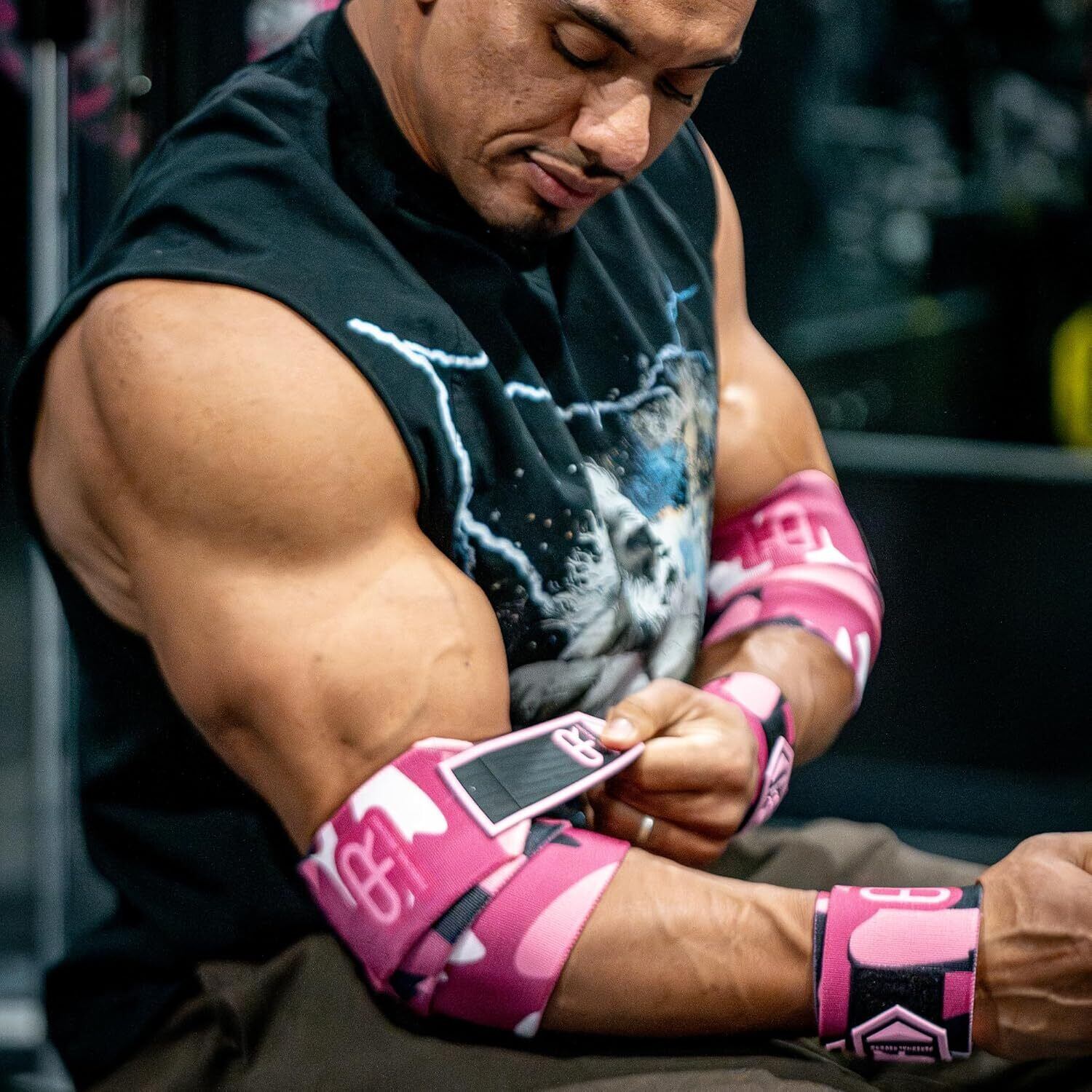 Personal Record エルボーラップ - ピンクカモ | Personal Record