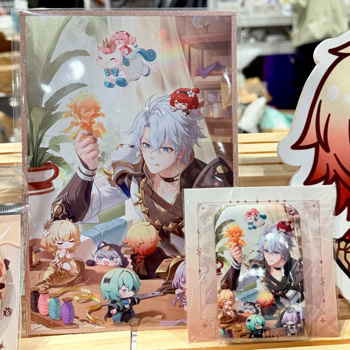 14日以内発送】崩壊スターレイル ファイノン 色紙 缶バッジ ポスト