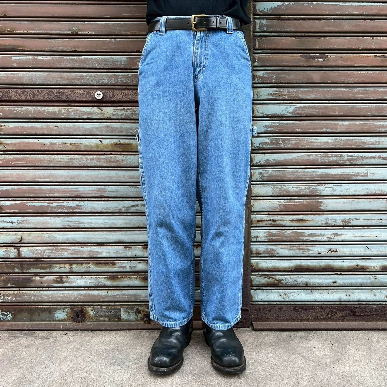 90s Lee ペインターパンツ デニムパンツ ワークパンツ W70cm XS リー