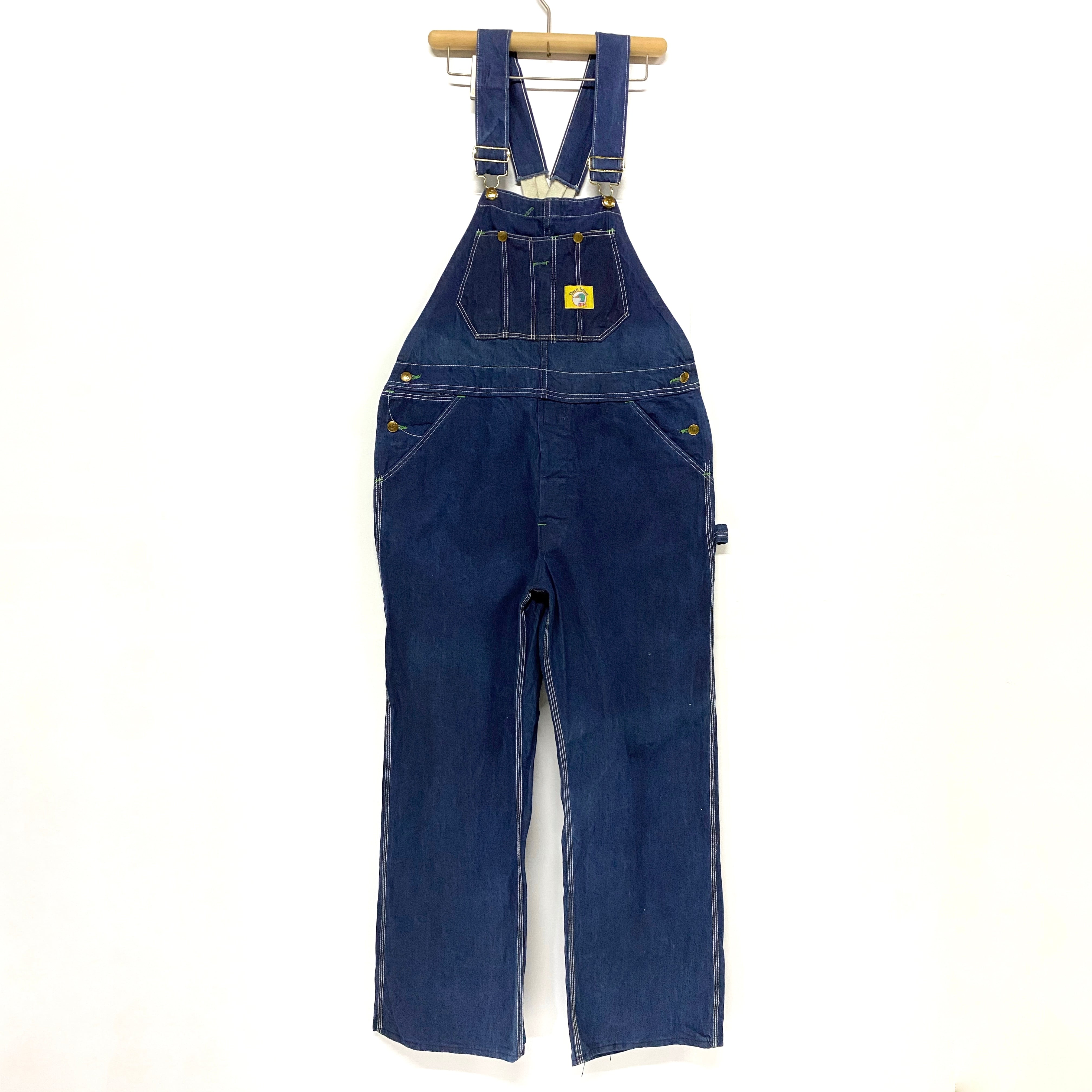 80年代 Duck Head ダックヘッド デニム オーバーオール ローバック