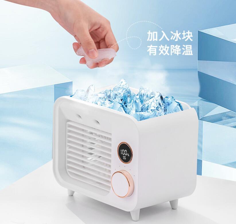冷風機 卓上 ポータブル ミニエアコン 首振り 小型 スポットクーラー