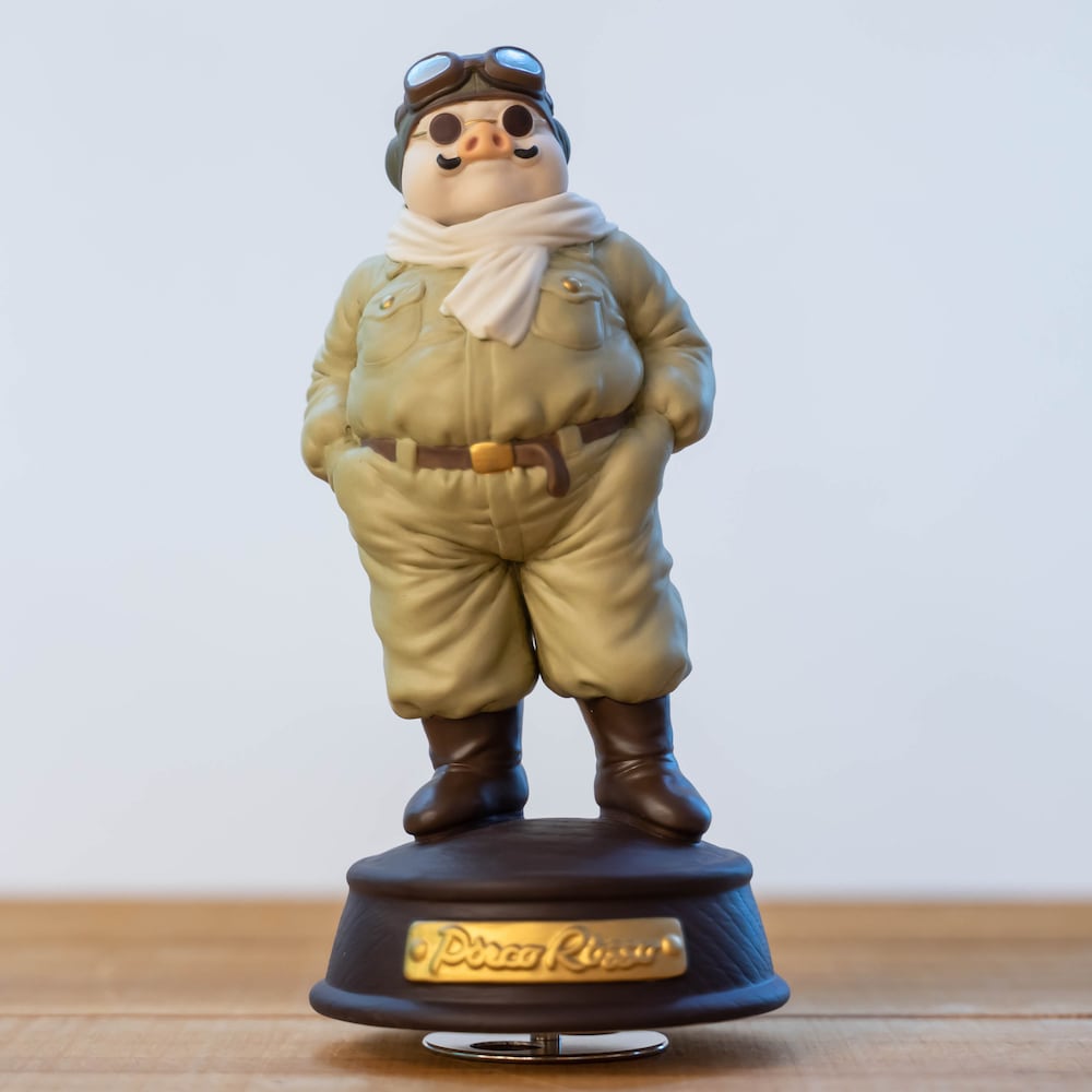 紅の豚 磁器オルゴール ポルコ/飛行服（4988） | すすのこ商店｜ジブリ