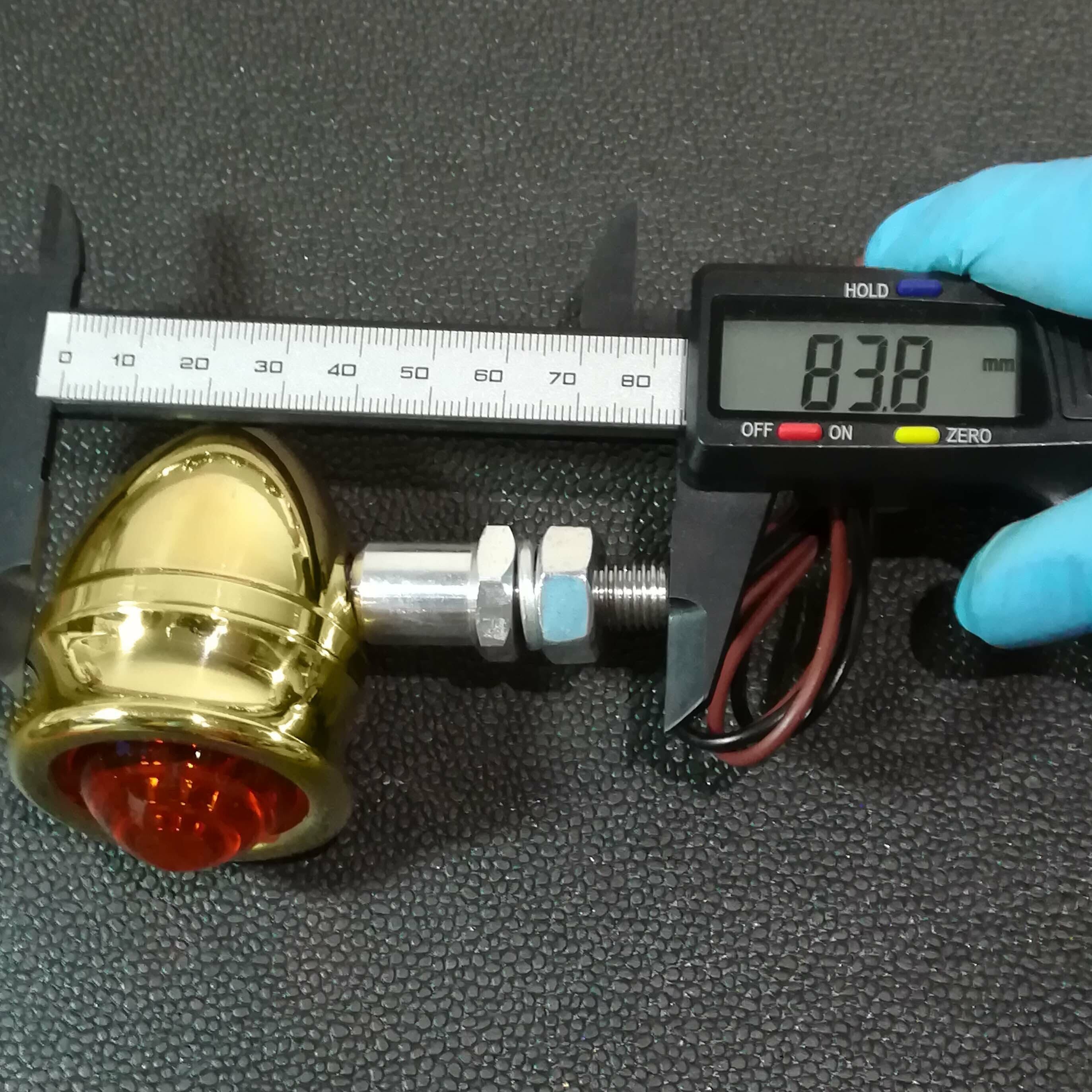 真鍮製バレット ウインカー 4個（1車分） | Motorcycle Cross Factory