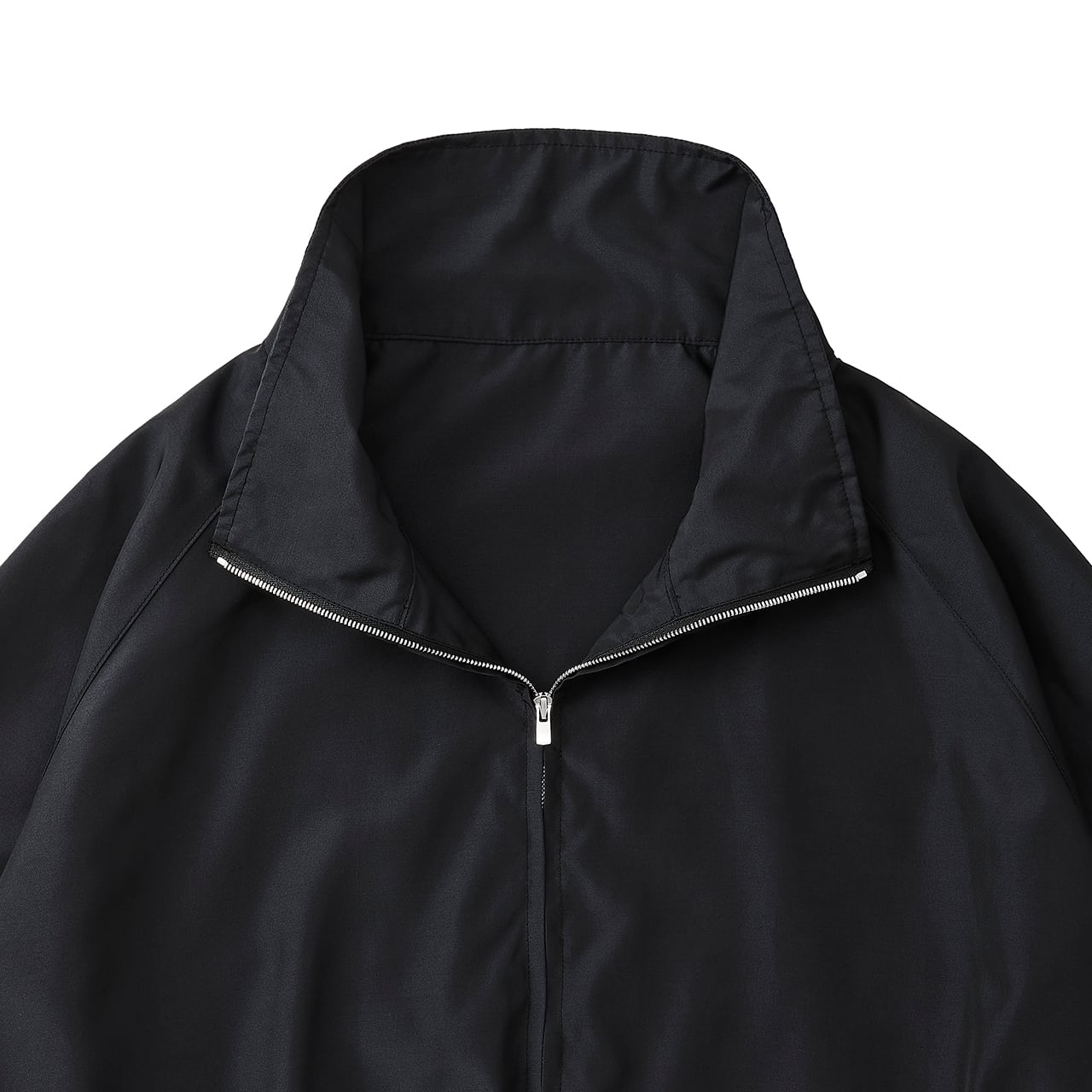 everyone nylon silk track jacket (BLACK) | everyone