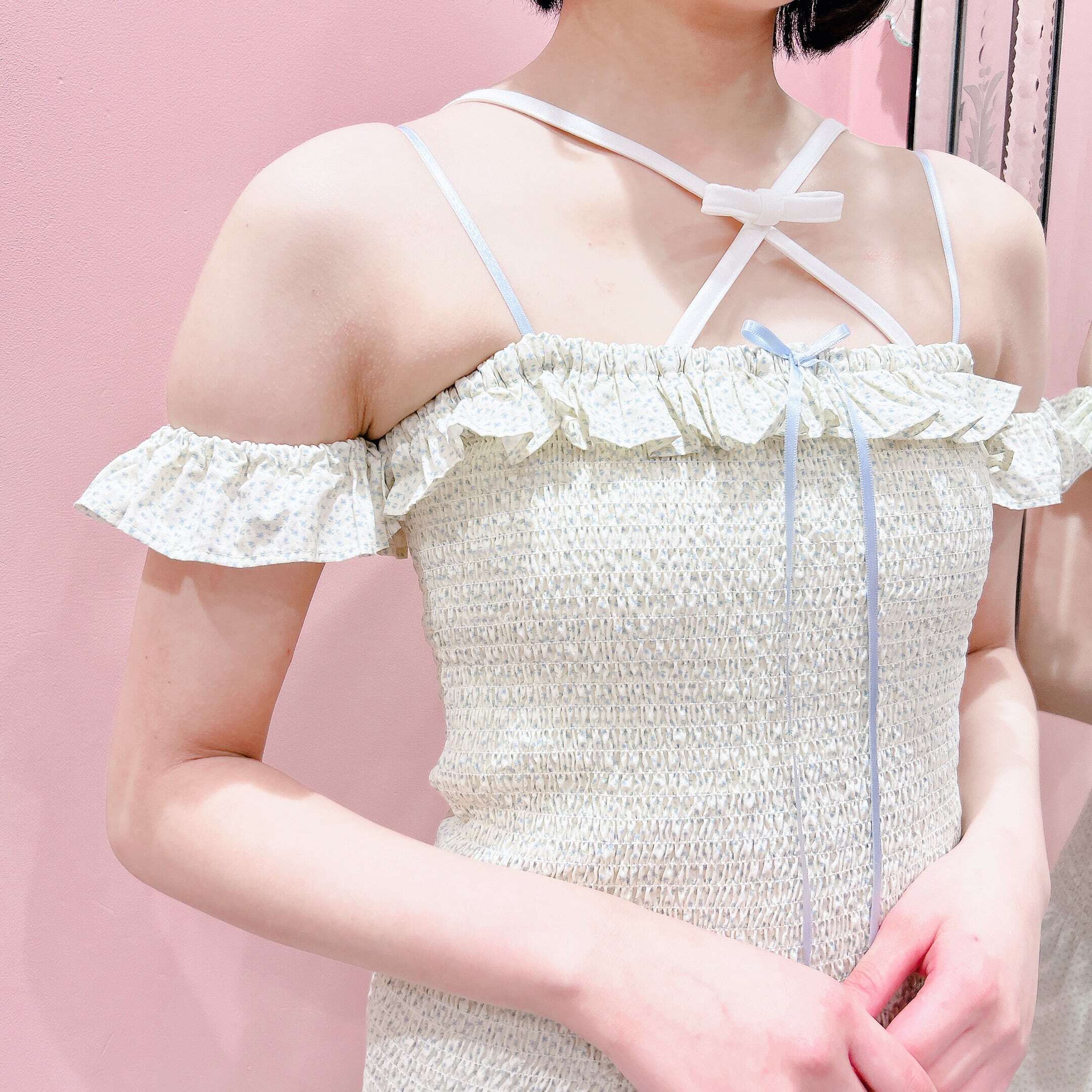 再入荷♡クロスリボンカップキャミ | lilLilly official webstore