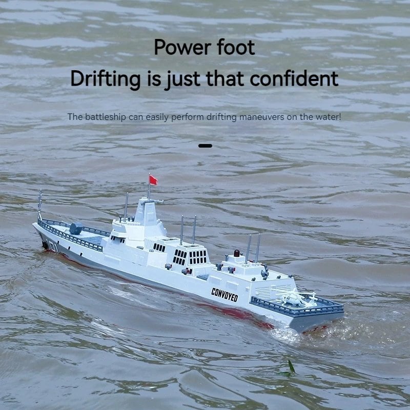 潜水艦ラジコン軍艦 模型 駆逐艦 電動 デュアルモーター 玩具