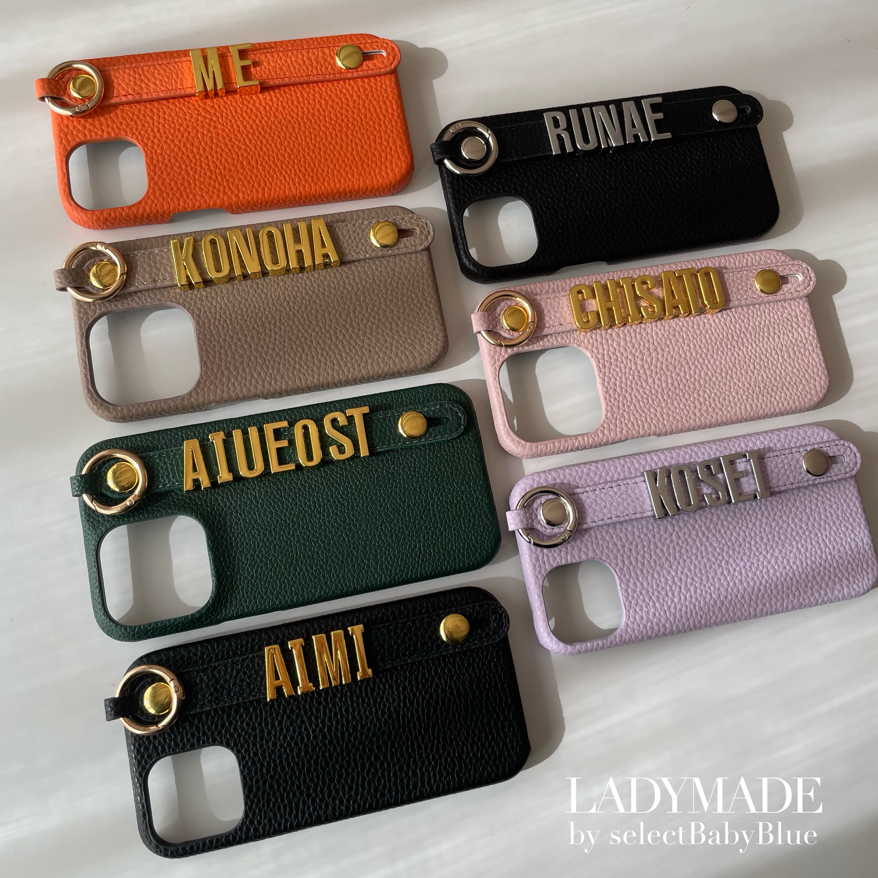 7color- GOLDチャームiPhoneケース | LADYMADE