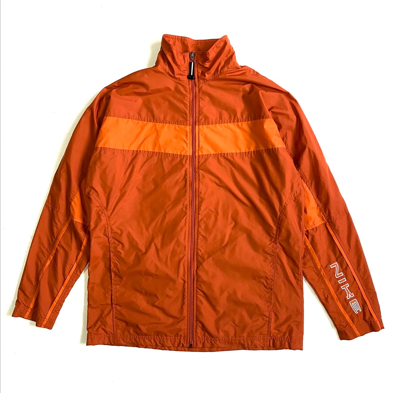 NIKE ナイキ ワンポイントロゴ 袖 刺繍 ナイロンジャケット メンズM