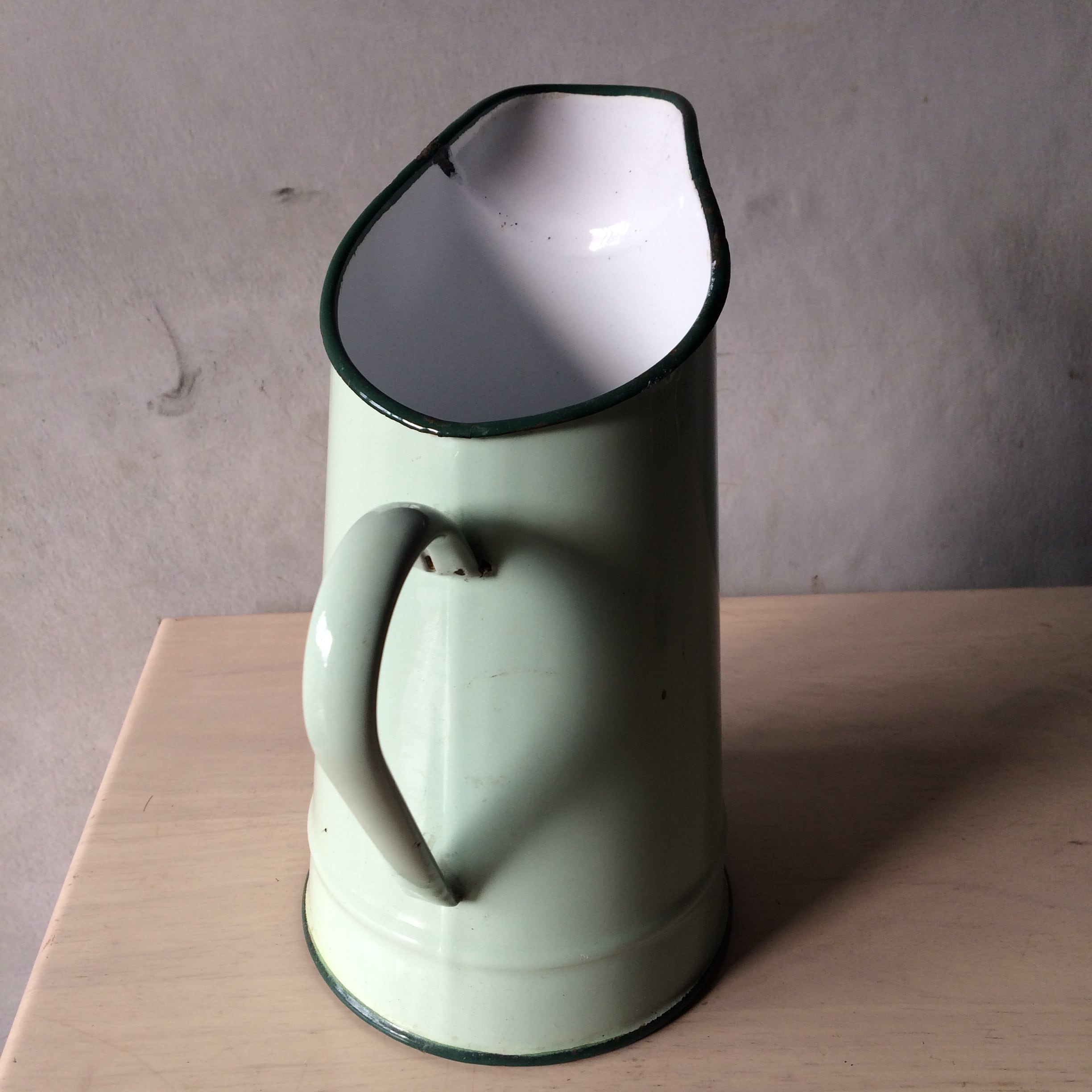 フランス ホーロー 水差し ブロカント ピッチャー | フランス