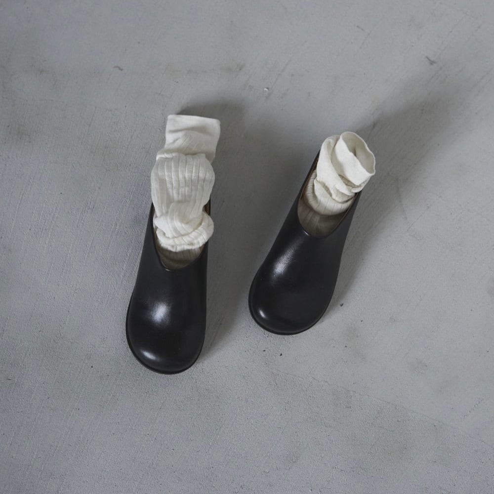 anuke 】Ecoleather Heel Slip-ons | valance 福井｜レディース