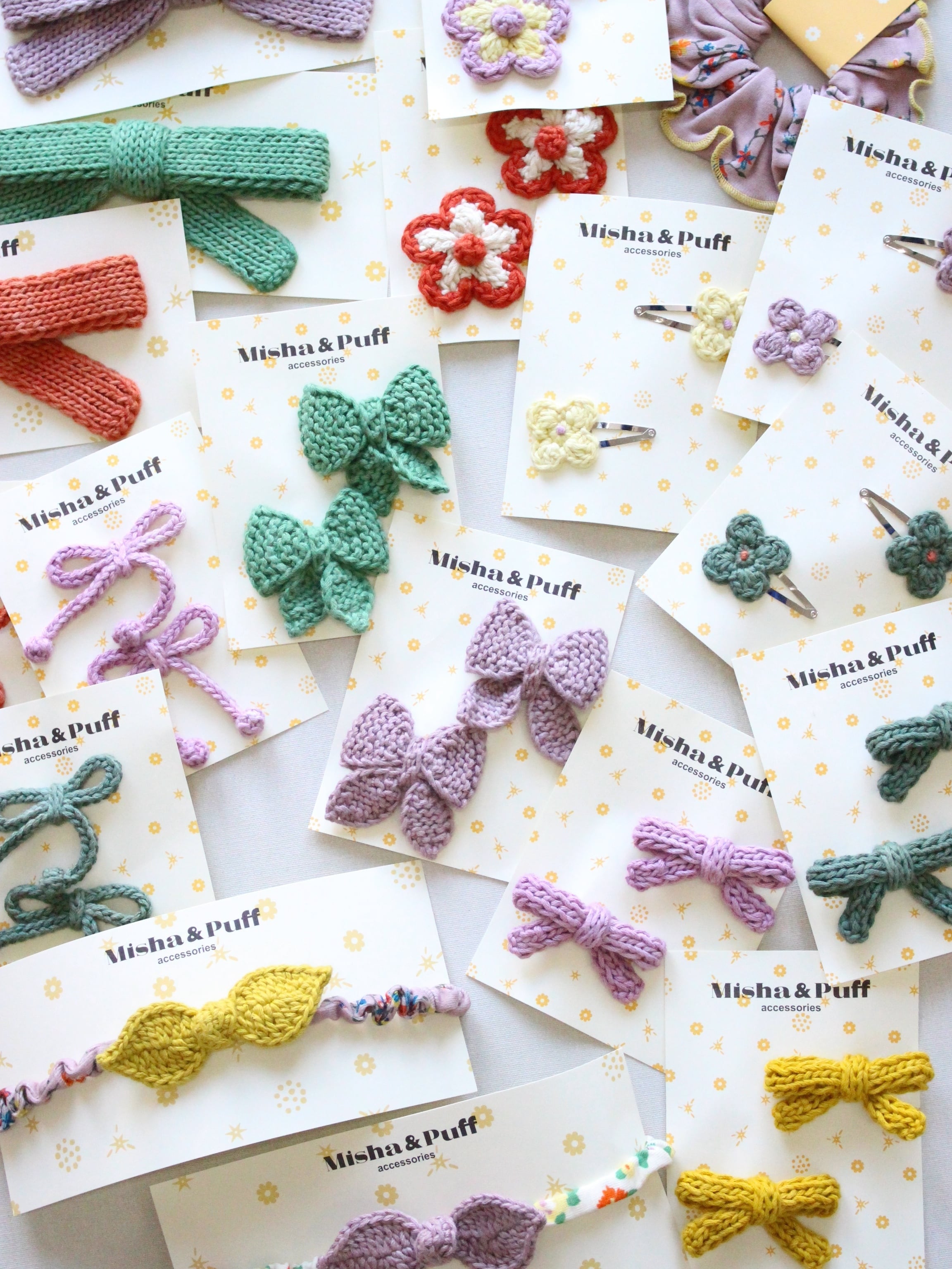 Misha & Puff Popcorn Bow Elastic Gamberetto | RESONASON