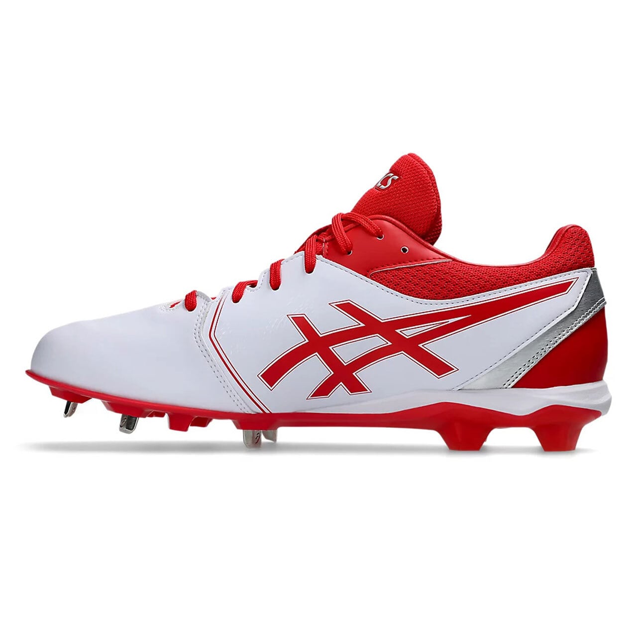 asics】金具 スパイク ネオコネクト 1123A054 （101）ホワイト×レッド