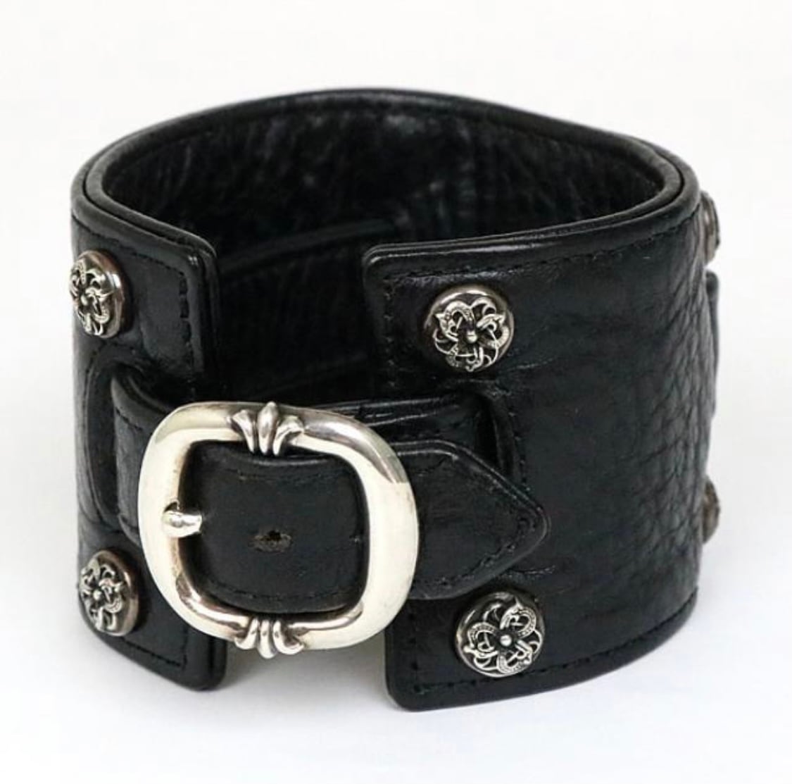 CHROME HEARTS クロムハーツ ガンスリンガー レザー ウォッチ バンド